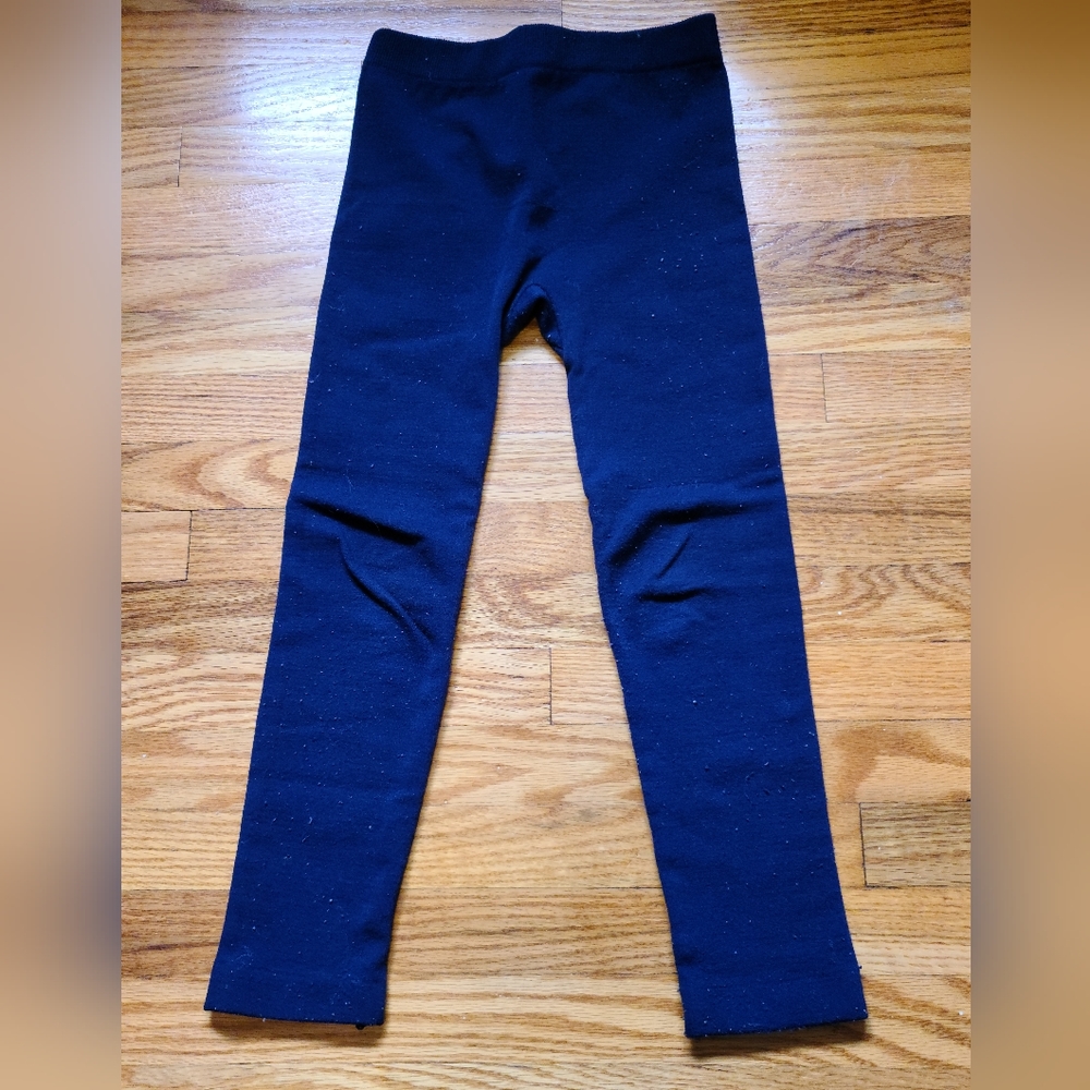 10 for $25 - Abbey Muse Girls 6/6X Blue Fleece Lined Tights